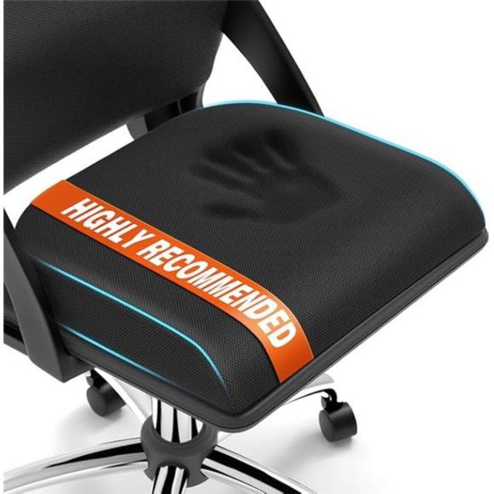 Large Memory Foam Seat Cushion Office Chair Car Seat Sciatica Tailbone Relief